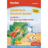 Spielerisch Deutsch lernen Lernkrimi Die Spur zum Kellerfenster Buch mit MP3-Download - Christiane Wittenburg