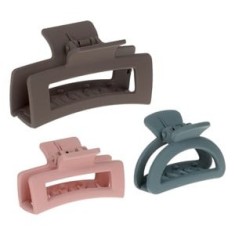 Set Clame de Păr Femei Plastic Multicolor Dreptunghiulare Ovala, CMCLASS