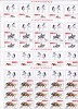 Romania, LP 1557b/2001, Hipism, MINICOLI, MNH, Fauna, Nestampilat