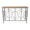 Consola din metal si lemn Classy Fence 120 cm