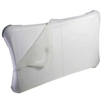 Husa de silicon pentru Nintendo Wii Fit Board - Alba (e) foto