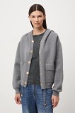 Medicine cardigan culoarea gri