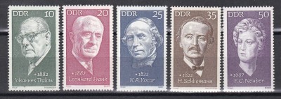 Germania RDG 1972 - Persoane celebre, MNH foto