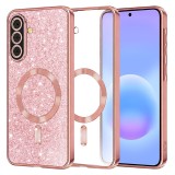 Asteroid GSM - Luxury Glitter MagSafe - Samsung Galaxy A57 5G - Rose Gold