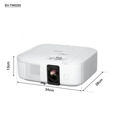 Proiector Epson EH-TW6250, 3LCD, 2.800 lumeni, 4k PRO UHD, 16:9, foto