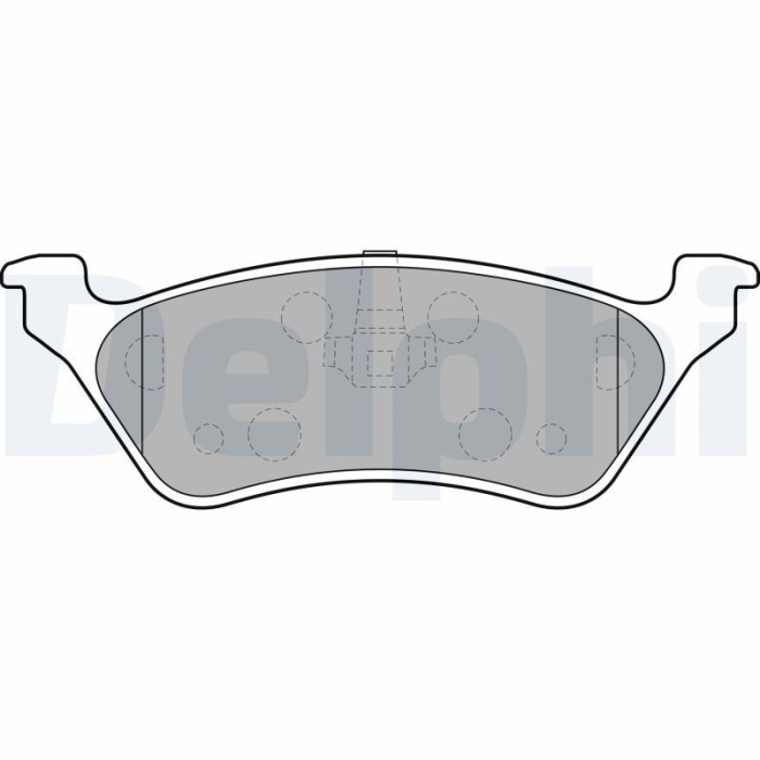DELPHI LP1694 set placute frana,frana disc