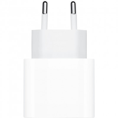 Incarcator priza Apple,Type-C, 20W, White foto