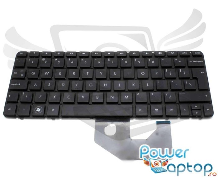 Tastatura HP Neagra Mini 210 4000 layout UK fara rama enter mare