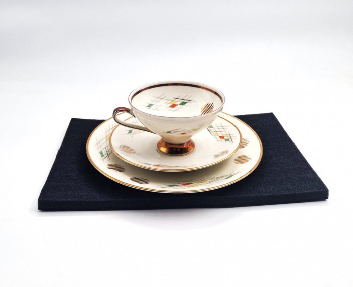 WINTERLING set mic dejun 3 piese portelan Bavaria mid century modern Rockabilly