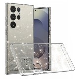 Husa Sclipici Samsung Galaxy S25 Ultra Asteroid GSM SparkleSkin Transparenta Margini Reliefate