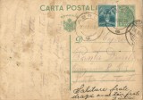 Rom&acirc;nia, carte poştală 35, cu marcă fixă, circulată, 1935