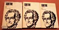 Opere Volumele 1+2+3 (Poezia si Teatru). Editura Univers, 1984 - Goethe foto