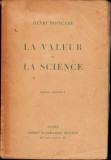 HST C3492 La valeur de la science, edition definitive, par Henri Poincare, Paris