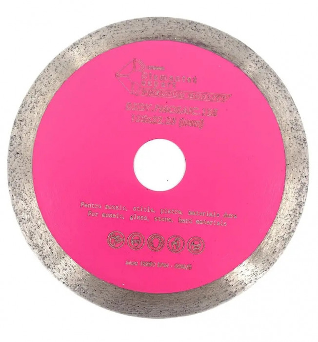 Disc Diamantat DiamantatExpert Pt. Mozaic, Sticla 125x22.2 (mm) Super Premium