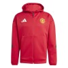 Manchester United geacă de bărbați cu glugă Z.N.E. red - XL, Adidas