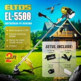 Motocoasa Benzina ELTOS EL5500, 4.7CP, 52cmc, 254mm taiere + Ham Sustinere &amp; Bidon Amestec