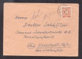 Germany 1947 Postal History Rare Cover Hochstadt D.691