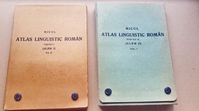 F129-I-Micul Atlas Lingvistic Roman anii 1940-S. Puscasiu- Regele Mihai-S. Pop. foto