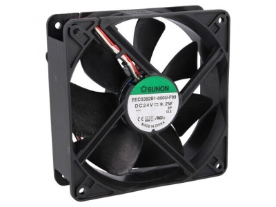 Ventilator axial 24V DC 120x120x38mm 234,4m3/h 48dBA foto