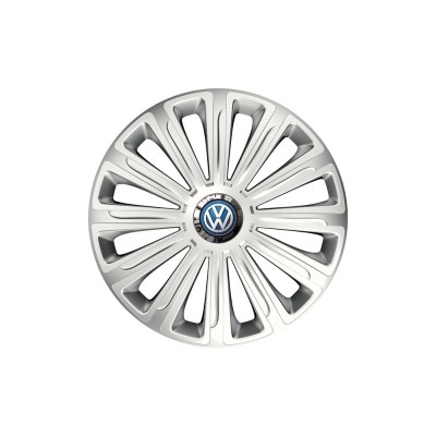 Set 4 capace roti Cu Inel Cromat Trend R14 pentru gama auto Volkswagen foto