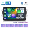 Navigatie Android dedicata Dacia Logan, Duster, Spring, Lodgy, Sandero, Renault Captur, Symbol, 8&Prime; IPS Touchscreen, 4GB RAM, 64GB ROM, Quad Core, Carp