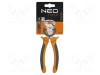 Clești frontali pentru tăiere 200mm NEO TOOLS m&acirc;ner ergonomic bicomponent