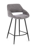 Cumpara ieftin Set 2 scaune bar negru gri Florence 50x50x97 cm