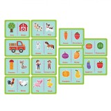 Carte cu animale de ferma, Magnetic