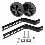 Set roti ajutatoare pentru bicicletele de copii 12&quot;-20&quot;, culoare negru Cod:A122