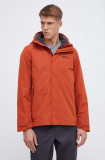 Jack Wolfskin jachetă Luntal 3in1 culoarea portocaliu