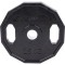 Greutate cauciucata 15kg/51mm inSPORTline Ruberton FitLine Training