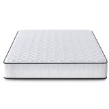 Saltea cu arcuri si husa de protectie, 7 zone confort, duritate H3 medie, inaltime 24 cm, alb,140x200 cm Household NewTrend
