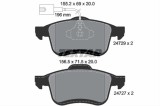 Set placute frana TEXTAR 2472901