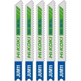 HiKOKI JUM11 - Set panze fierastrau pendular tija universala (U) 70 mm metal taiere dreapta fina 5 bucati