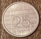 C50 - Moneda foarte veche - Olanda - 25 centi - 1997