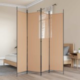 vidaXL Separator de cameră oțel din poliester 42039208