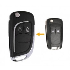 Carcasa cheie compatibila cu Chevrolet Cruze, Opel Astra H, Corsa D, Opel Astra J, Insignia conversie catre stilul modern, 2 butoane
