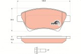Placute Frana TRW GDB1552 COTEC, Frana Disc, Renault Megane II, Scenic II, Kangoo