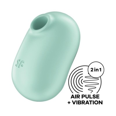 Mini vibrator pentru stimulare clitoridiana Satisfyer Pro To Go 2 mint (9.5cm) foto