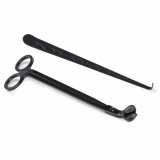 Cumpara ieftin Set accesorii pentru lum&acirc;nări &ndash; Stingător elegant și foarfecă pentru fitil