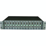 SASIU RACKABIL TP-LINK 14-sloturi media convertor fara management rack 19-inch suport sursa de alimentare redundanta o sursa AC inclusa &amp;quot;TL-MC140