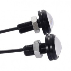 Set 2 leduri auto Smd, 12V, 9W, 18mm, Rosu foto