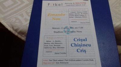 program Zimandu Nou - Crisul Ch. Cris foto