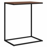 Cumpara ieftin Masa laterala, negru, 55x35x66 cm, lemn compozit