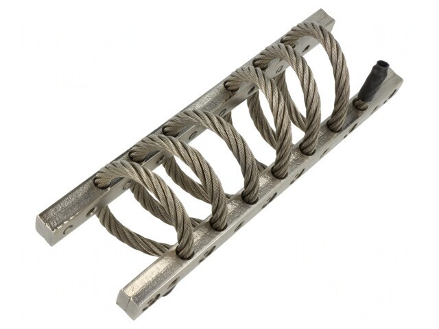 Wire Rope Vibration Damper Stainless Steel 60mm 6 Loops