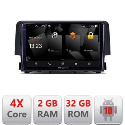 Navigatie Honda Civic 2016-2020 Android Ecran 720P Quad Core 2+32 carplay android auto CarStore Technology foto