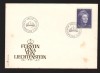 CPIB17034 INTREG POSTAL - FURSTIN GINA V0N LIECHTENSTEIN, FDC, 1971, Necirculata, Printata