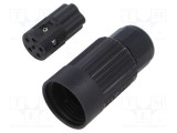 Conector alimentare AC terminal cu șurub tată TH384 27mm TECHNO