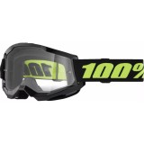 Ochelari cross/enduro/atv 100% Strata 2 Solar Eclipse verde fluo/negru