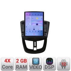 Navigatie Peugeot 207 K-PE01 ecran tip TESLA 9.7" cu Android Radio Bluetooth Internet GPS WIFI 2+32 DSP Quad Core CarStore Technology
